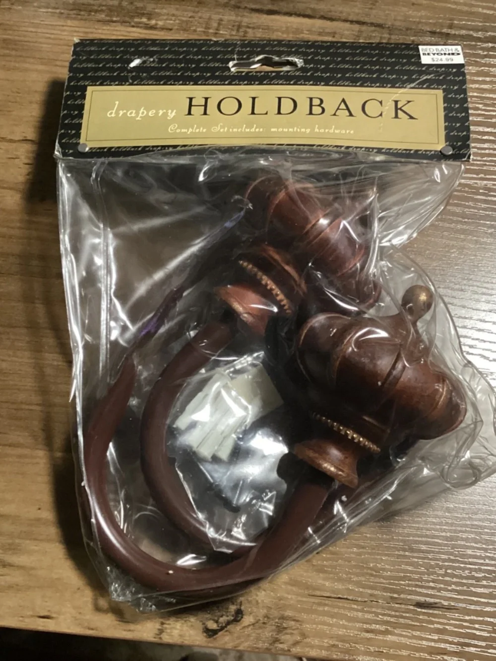 Drapery Hold Back New